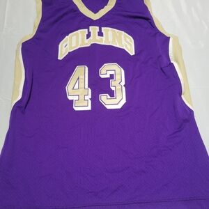 Purple and Cream Sports Jersey